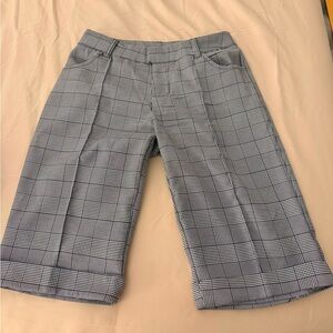 Fashion Nova Black and White Plaid Pants